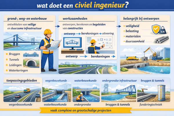 Wat doet een civiel ingenieur